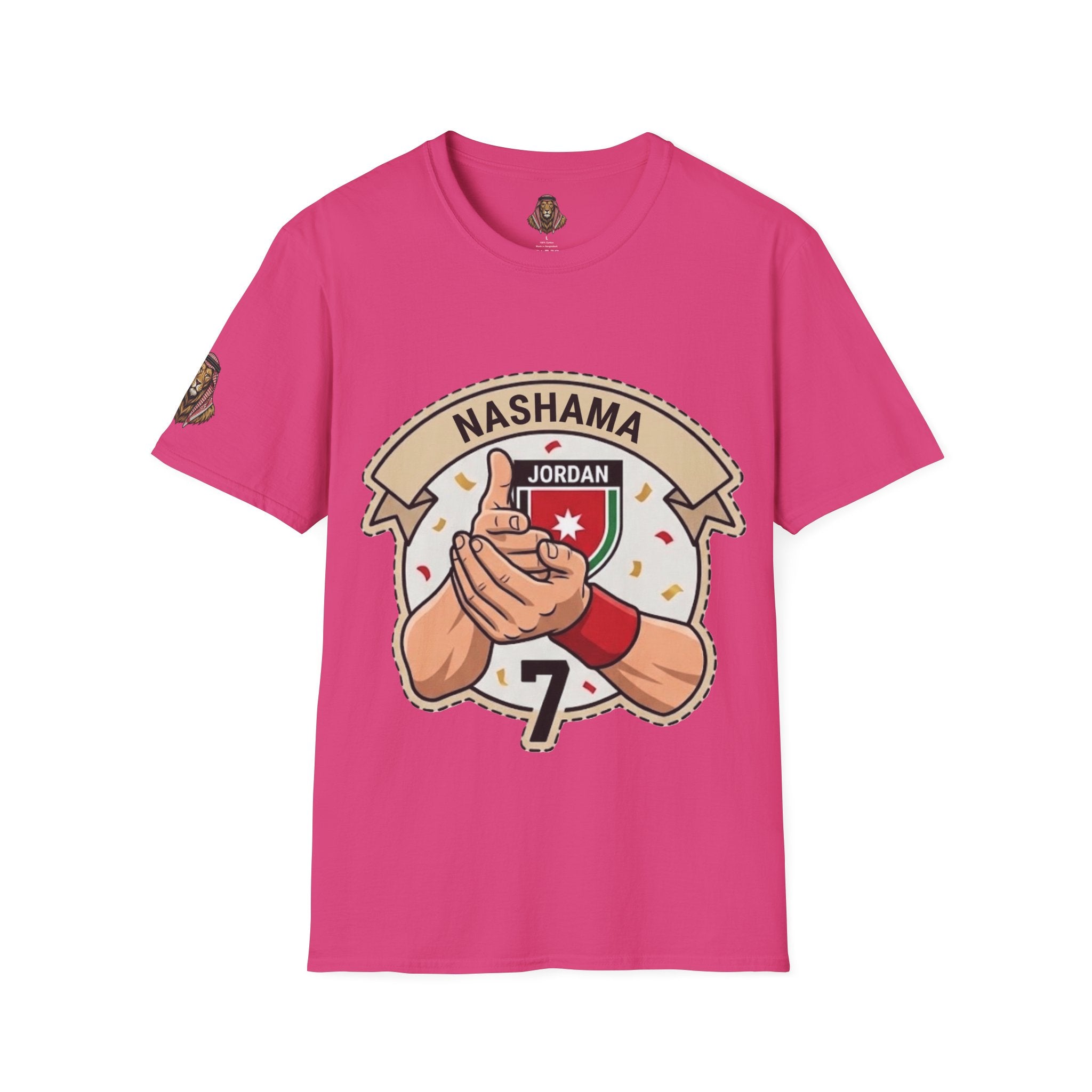 Jordan #7 Nashama Soccer T-Shirt — Jordanian Football Player Fan Tee