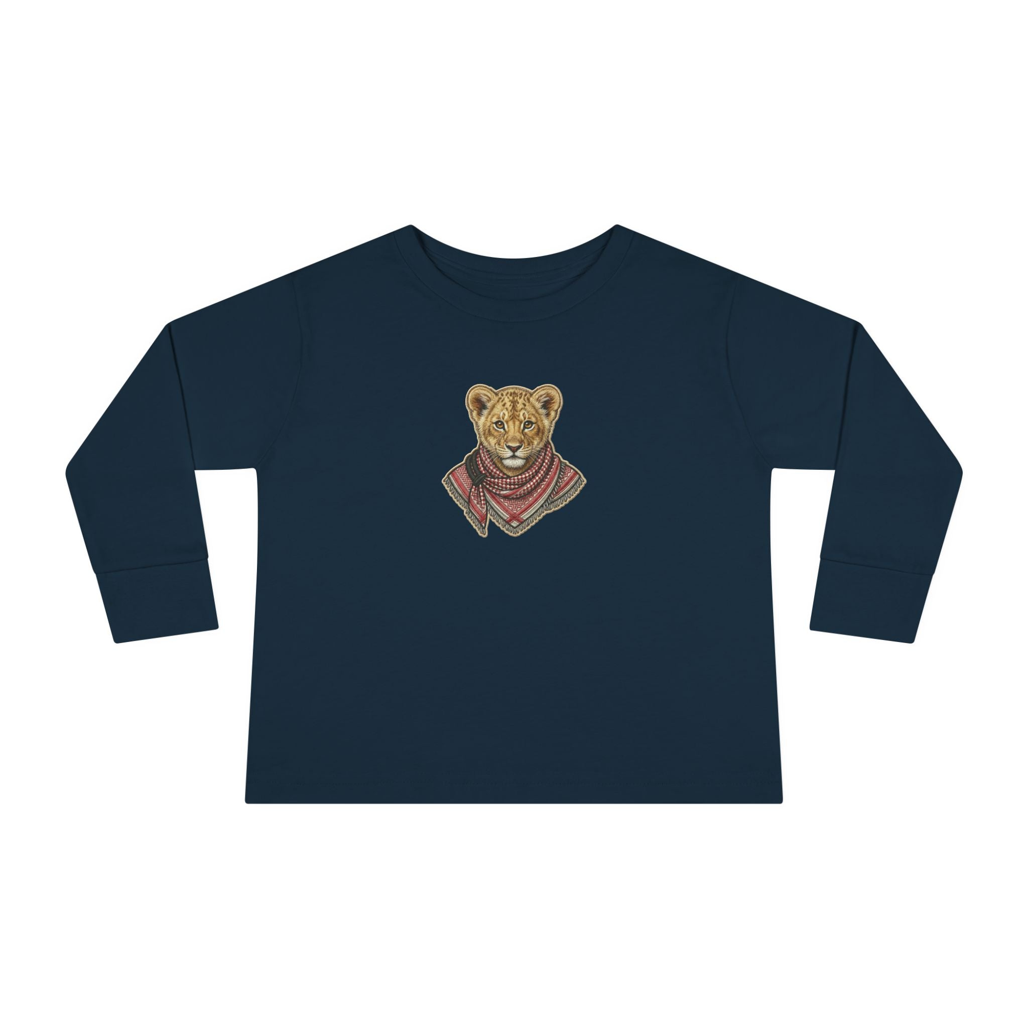 Lion Cub Bandana Toddler Long Sleeve Tee