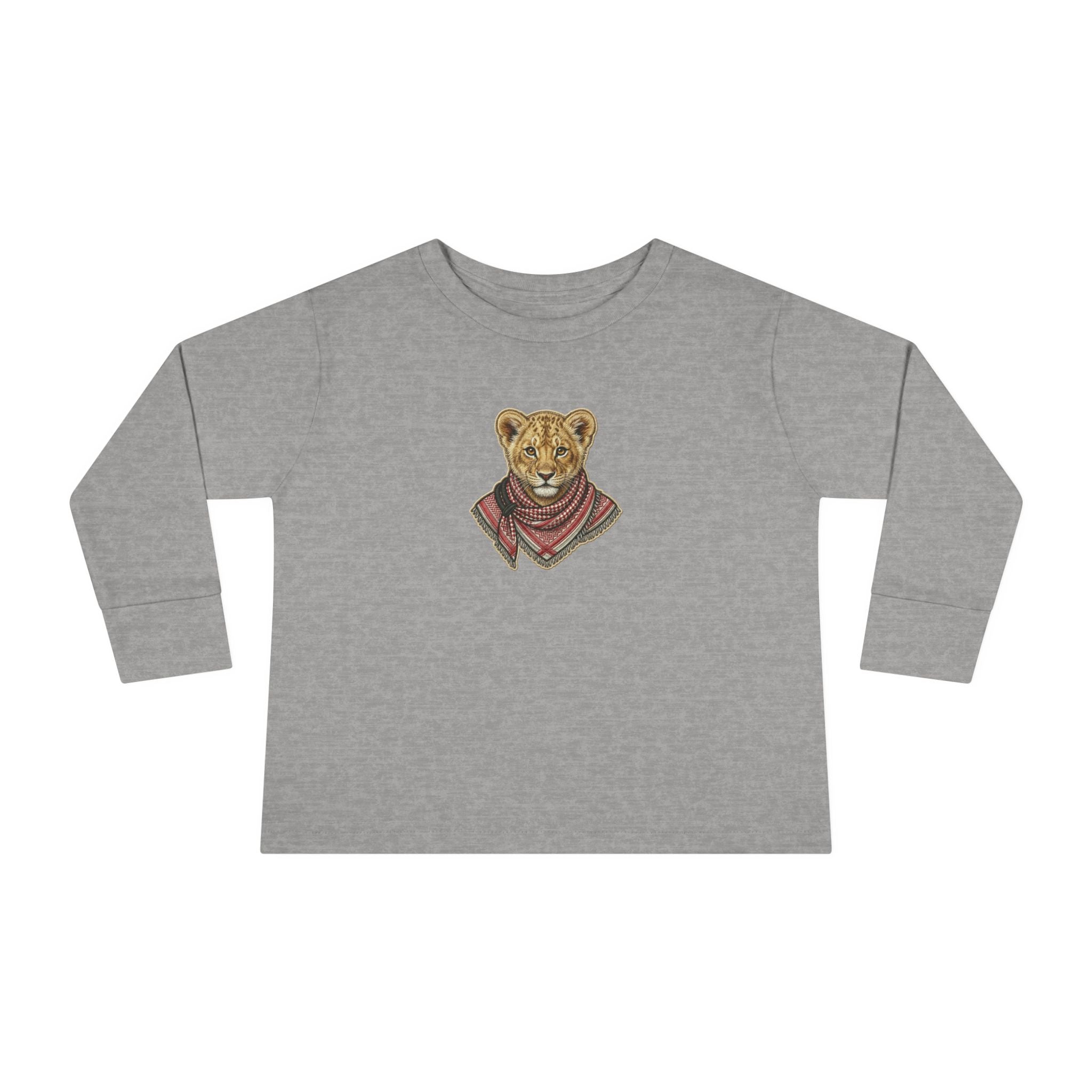 Lion Cub Bandana Toddler Long Sleeve Tee