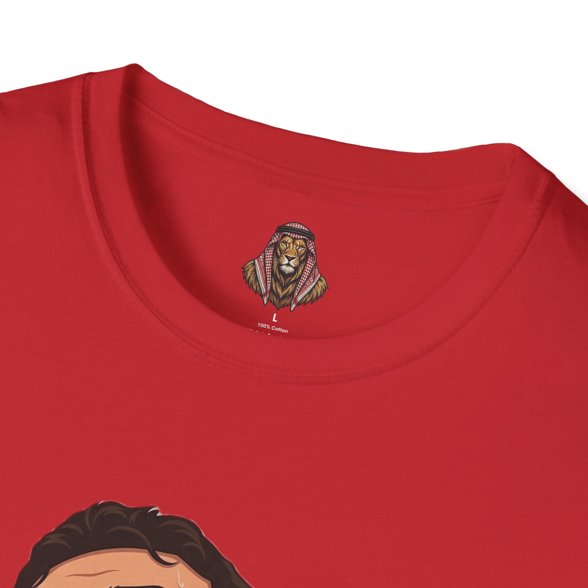 Soccer Player Illustration T-Shirt — 'Nashama' Clapping Crest