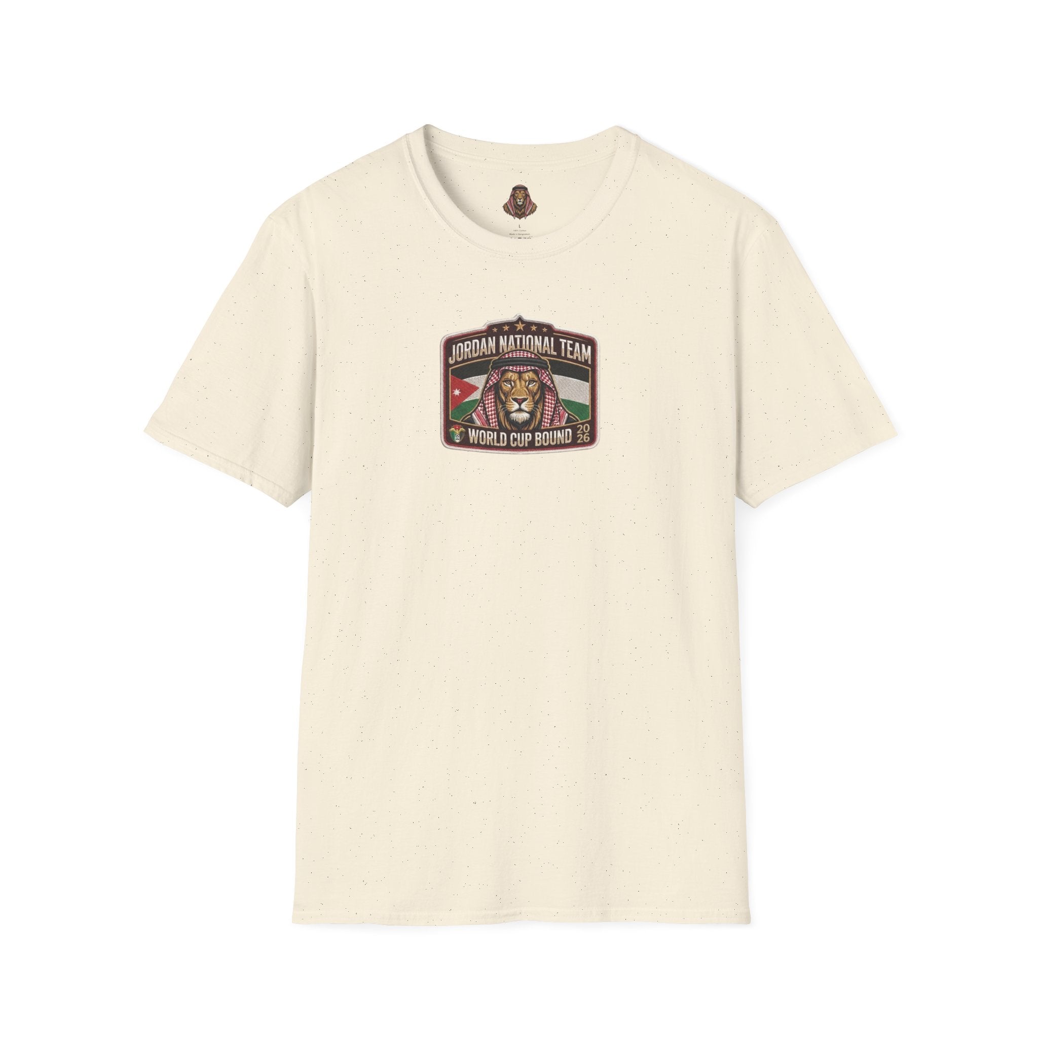 Jordan National Team Soccer T-Shirt — Vintage Jordan Flag Football Tee