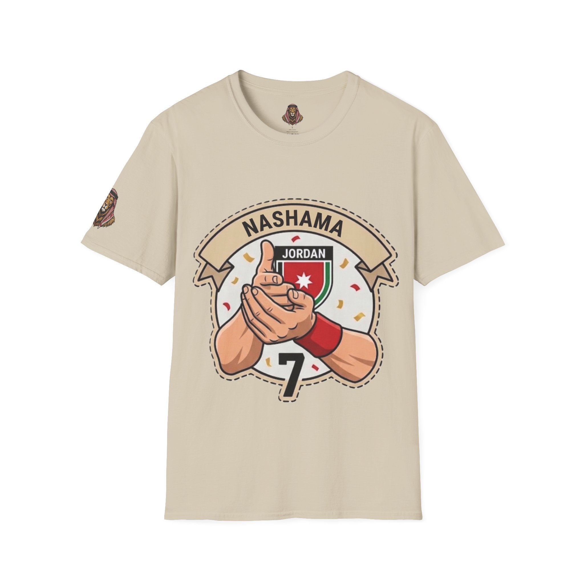 Jordan #7 Nashama Soccer T-Shirt — Jordanian Football Player Fan Tee