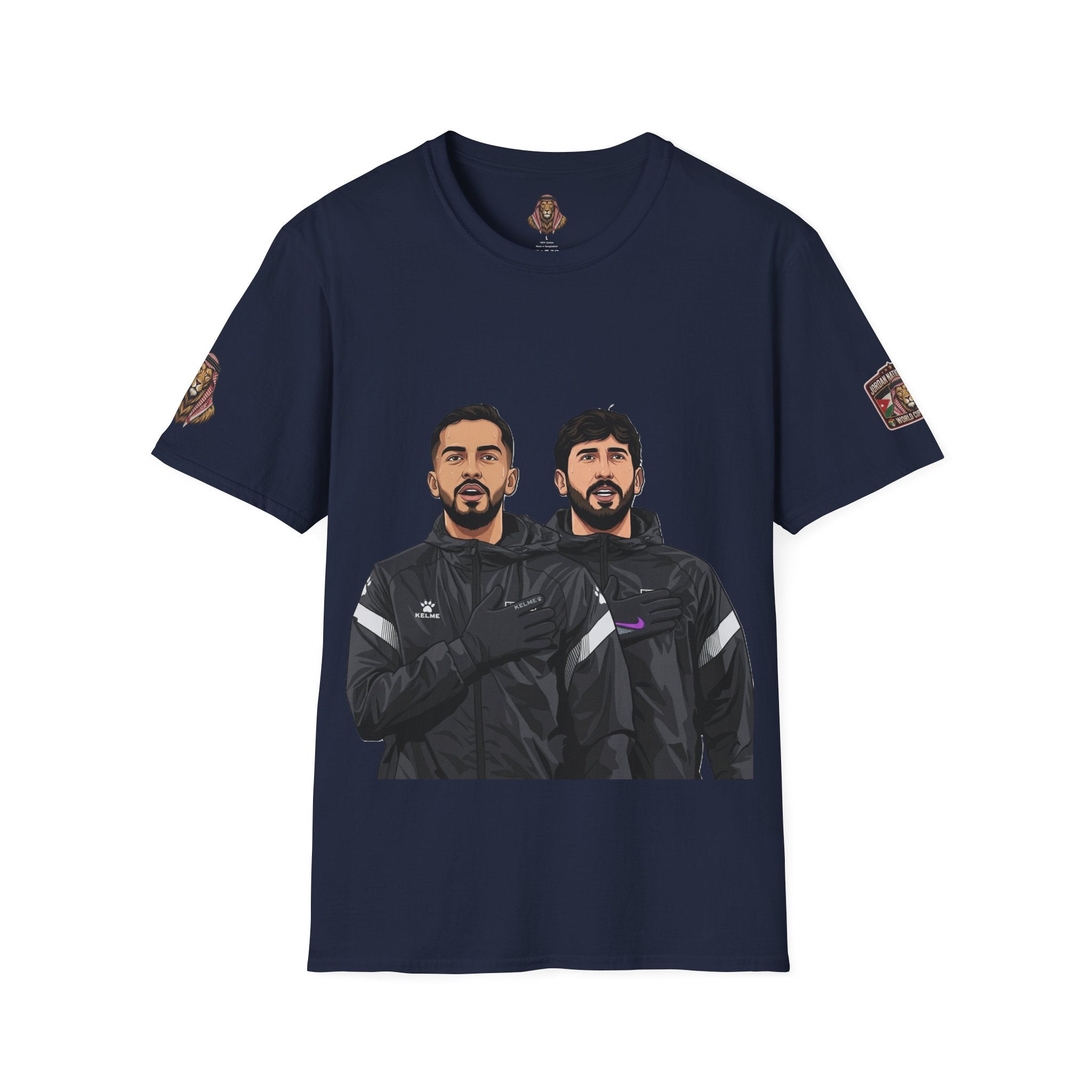 Jordan Nashama Soccer T-Shirt — Player Illustration & Crest