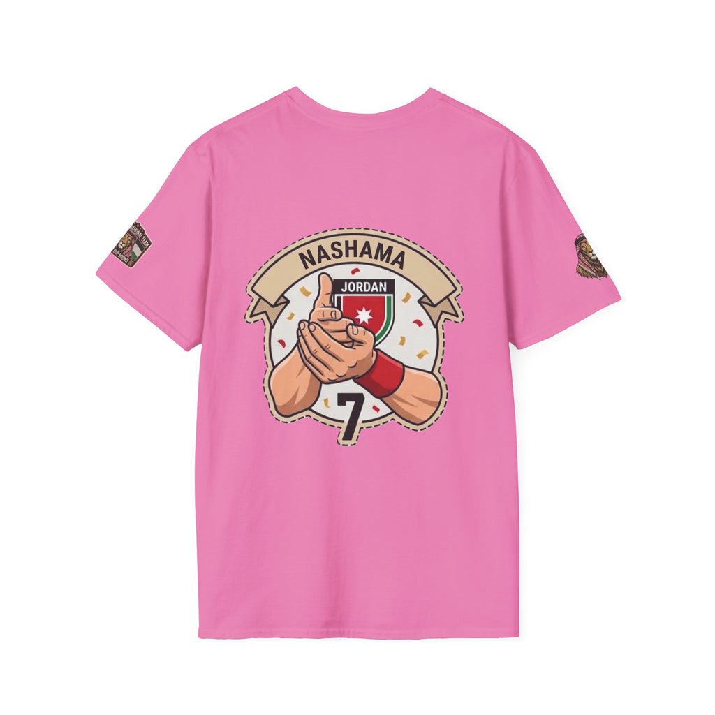 Jordan Nashama Soccer T-Shirt — Player Illustration & Crest