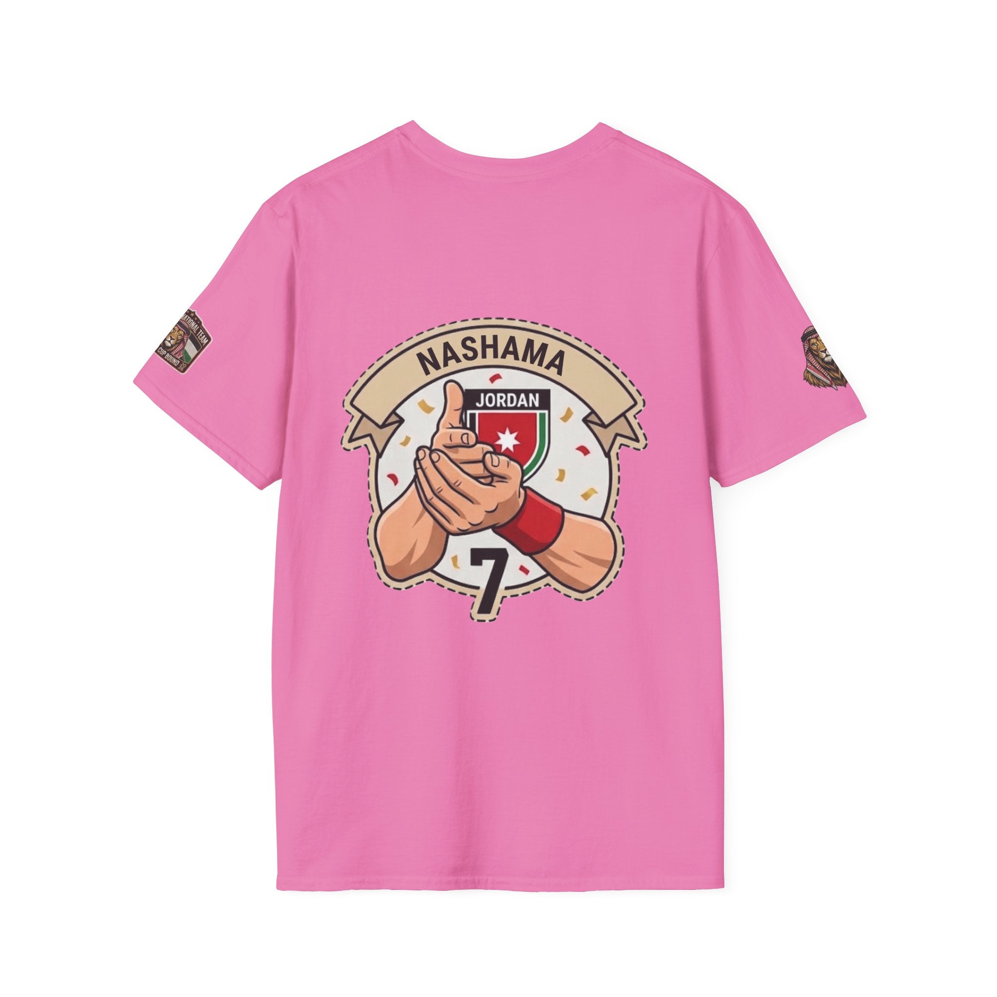 Jordan Nashama Soccer T-Shirt — Player Illustration & Crest