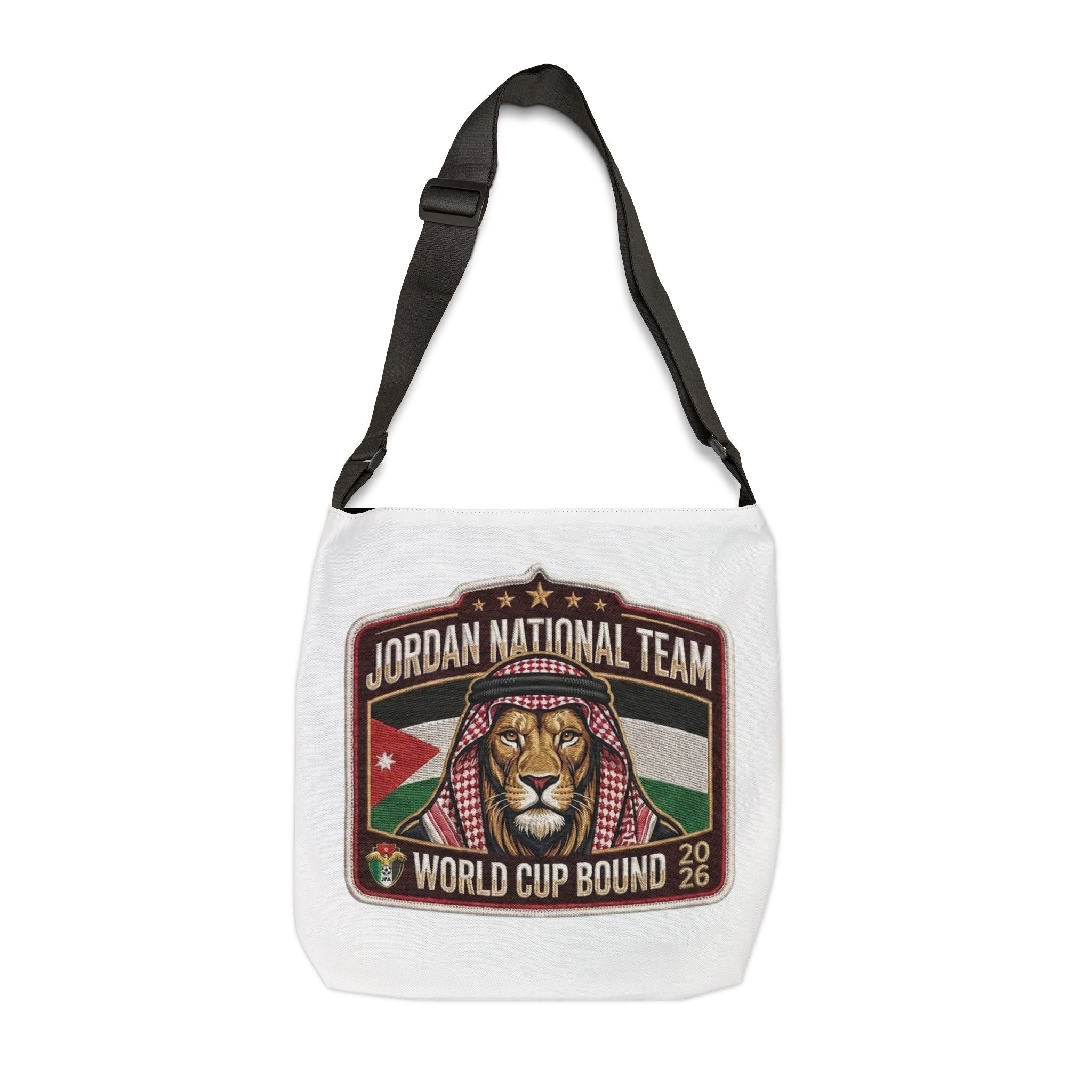 Jordan National Team Lion Tote Bag — World Cup Bound Adjustable Shoulder Tote
