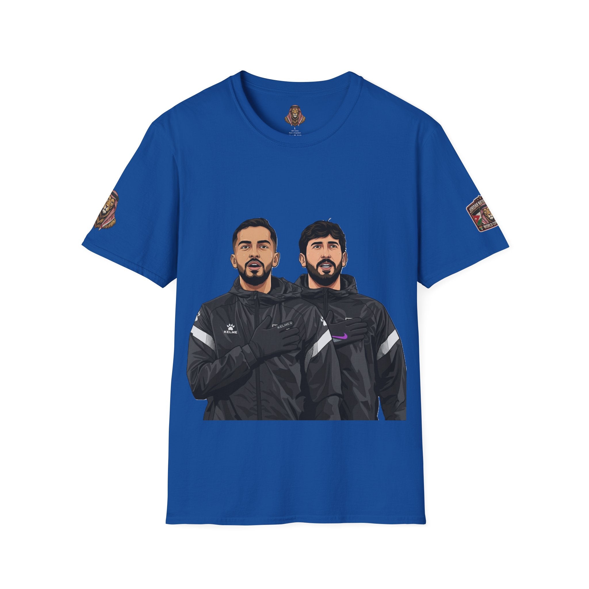 Jordan Nashama Soccer T-Shirt — Player Illustration & Crest
