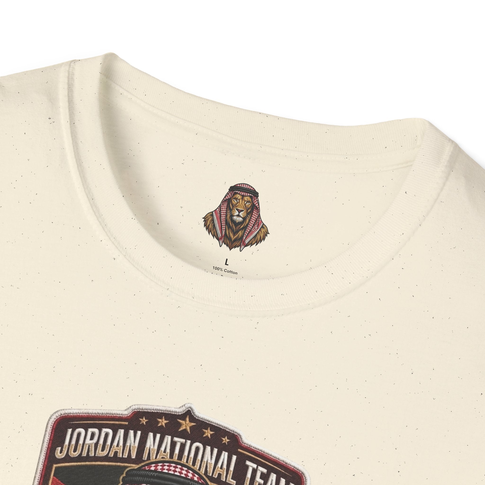 Jordan National Team Soccer T-Shirt — Vintage Jordan Flag Football Tee