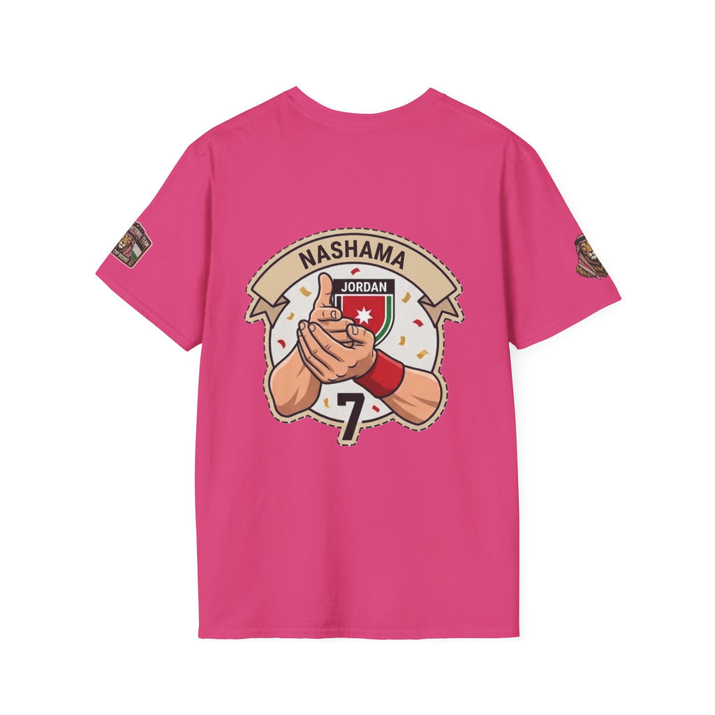 Jordan Nashama Soccer T-Shirt — Player Illustration & Crest